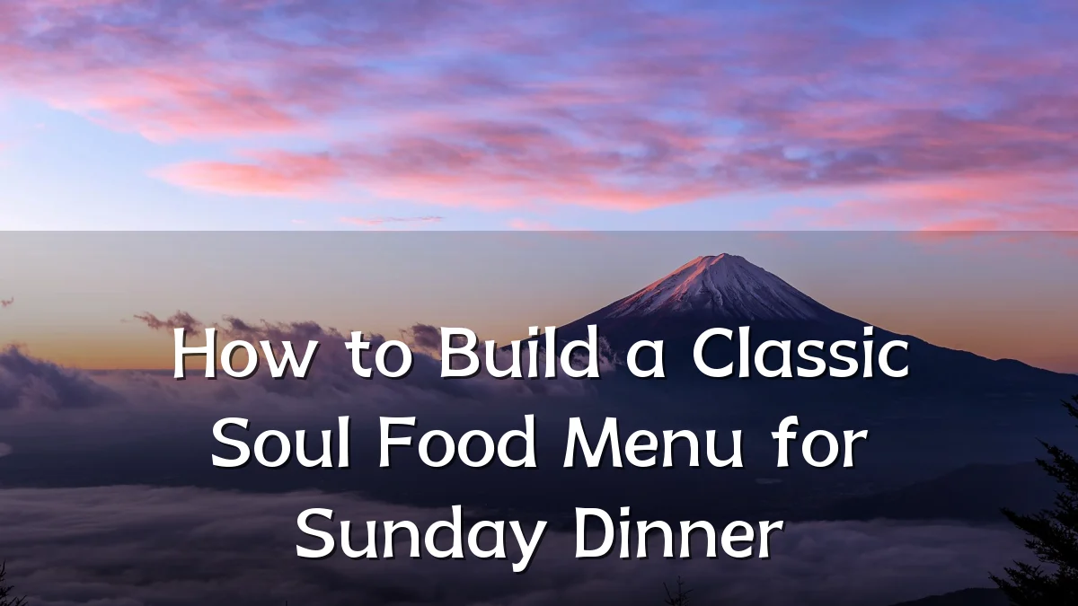 How to Build a Classic Soul Food Menu for Sunday Dinner