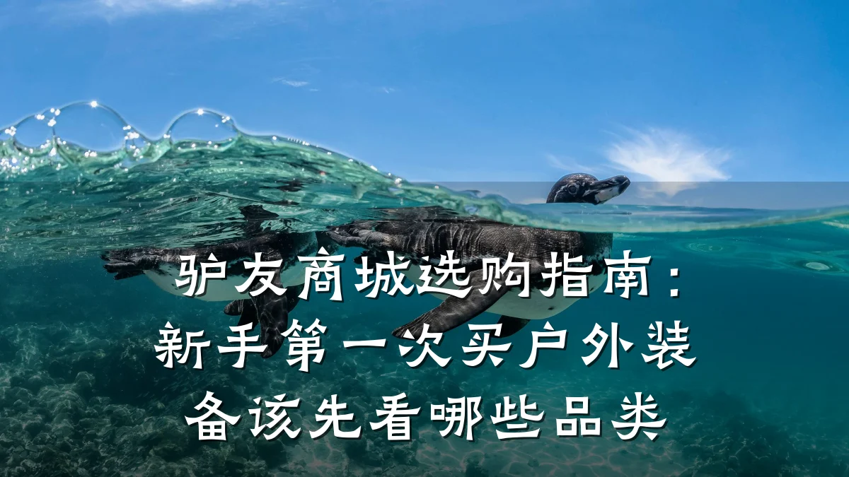 驴友商城选购指南:新手第一次买户外装备该先看哪些品类