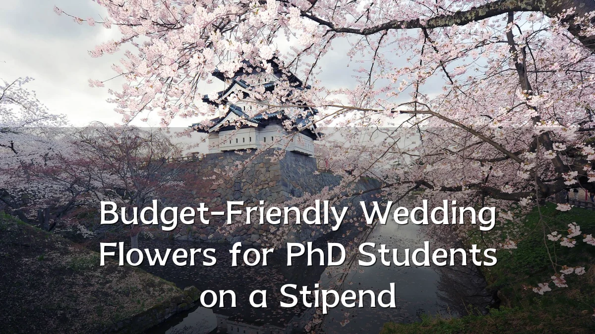 Budget-Friendly Wedding Flowers for PhD Students on a Stipend