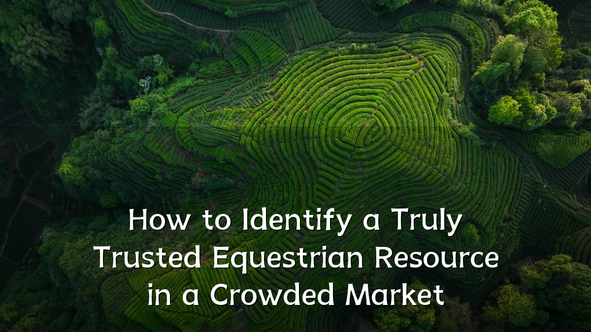 How to Identify a Truly Trusted Equestrian Resource in a Crowded Market