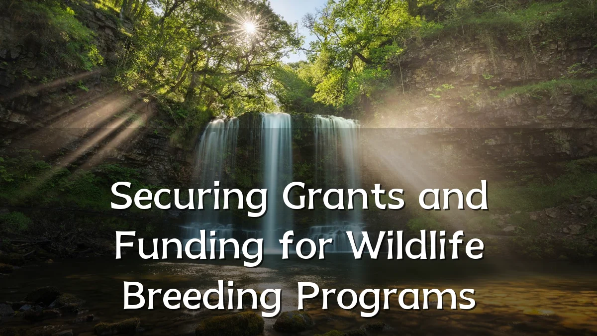 Securing Grants and Funding for Wildlife Breeding Programs