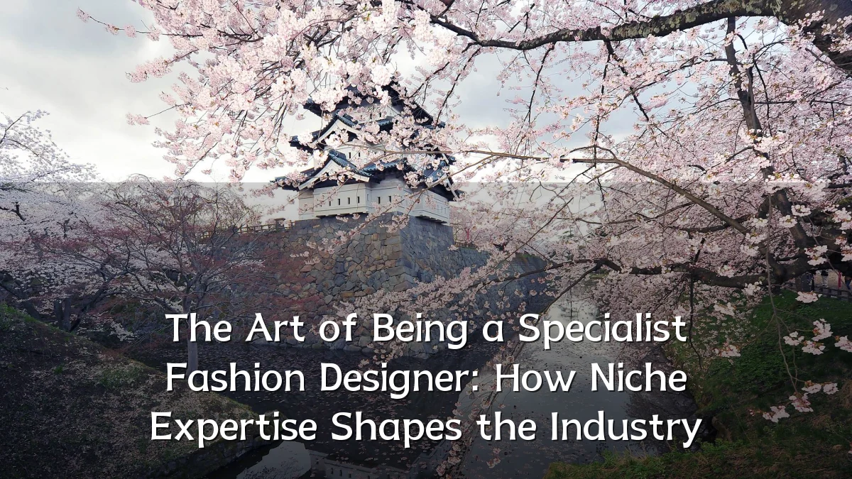 The Art of Being a Specialist Fashion Designer: How Niche Expertise Shapes the Industry