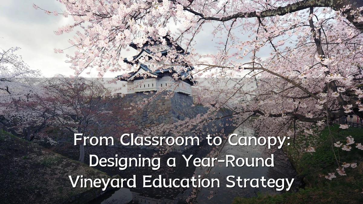 From Classroom to Canopy: Designing a Year-Round Vineyard Education Strategy