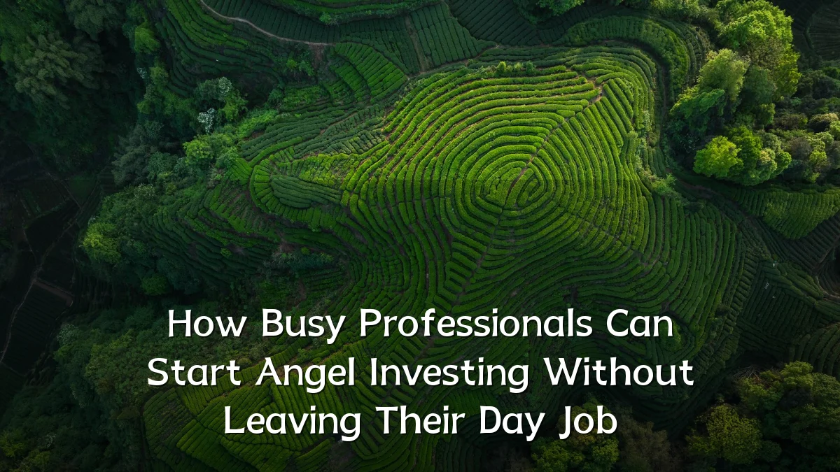 How Busy Professionals Can Start Angel Investing Without Leaving Their Day Job