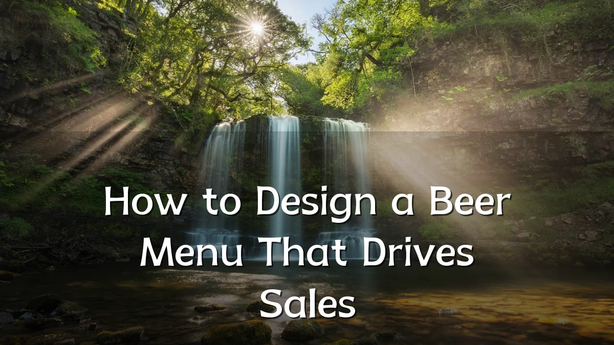 How to Design a Beer Menu That Drives Sales