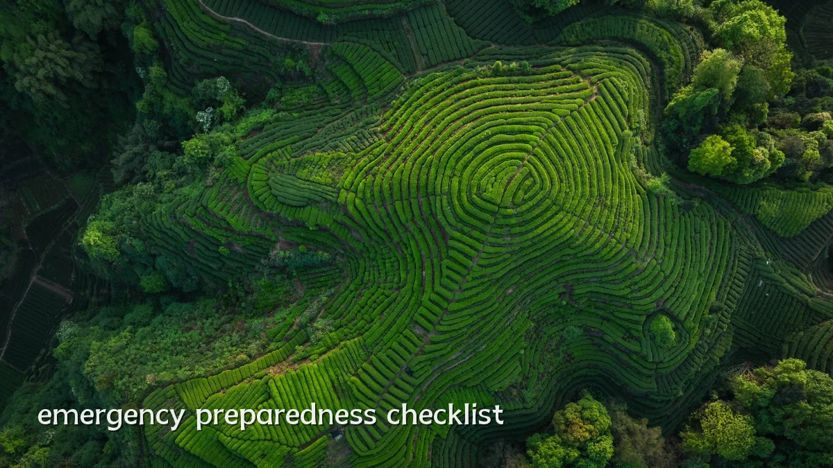emergency preparedness checklist