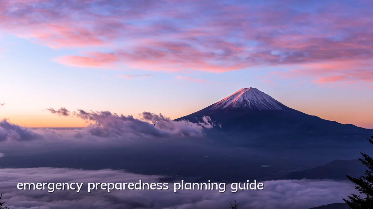 emergency preparedness planning guide