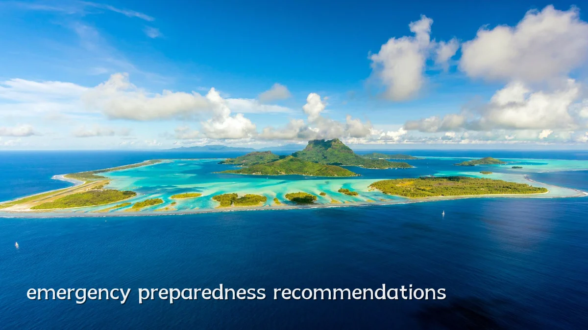 emergency preparedness recommendations