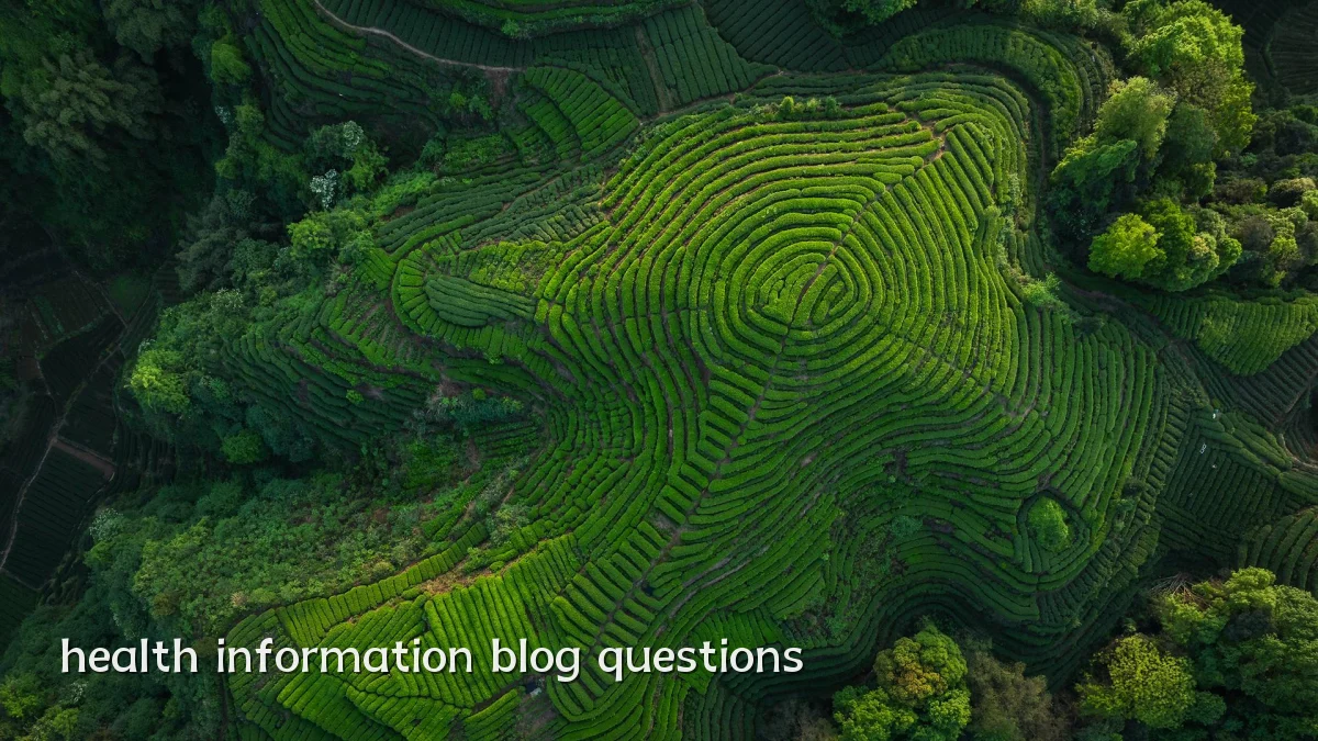 health information blog questions