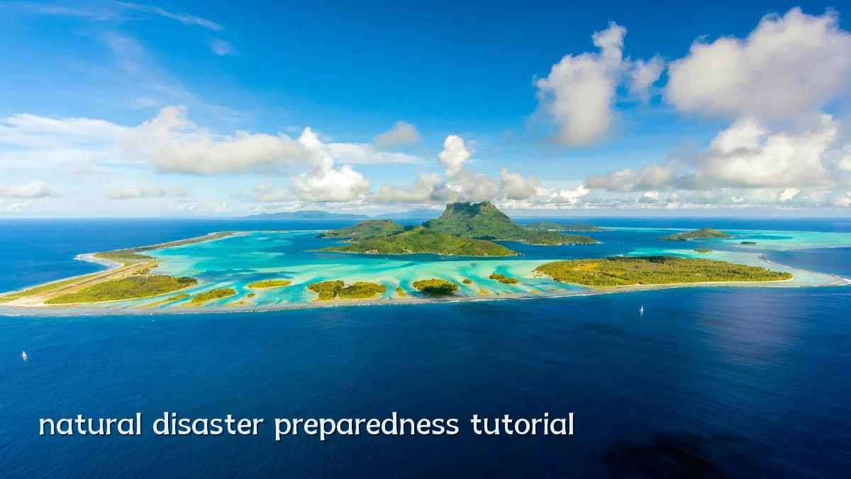 natural disaster preparedness tutorial