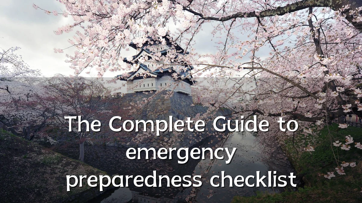 The Complete Guide to emergency preparedness checklist