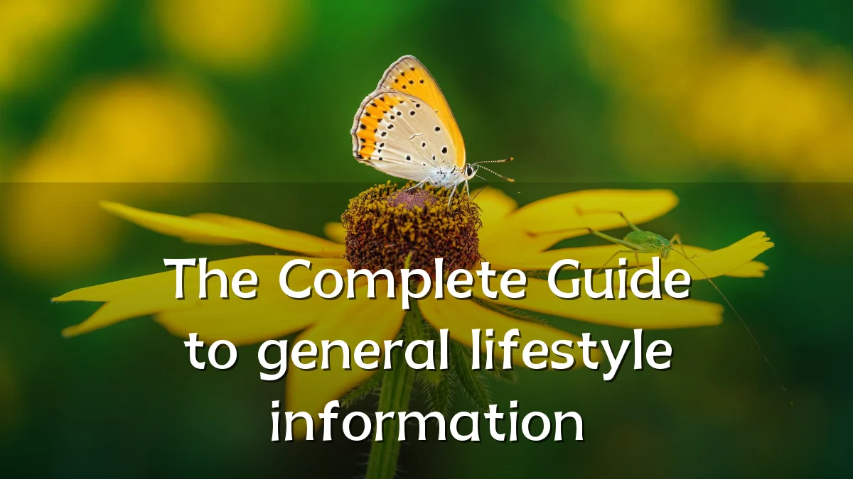 The Complete Guide to general lifestyle information