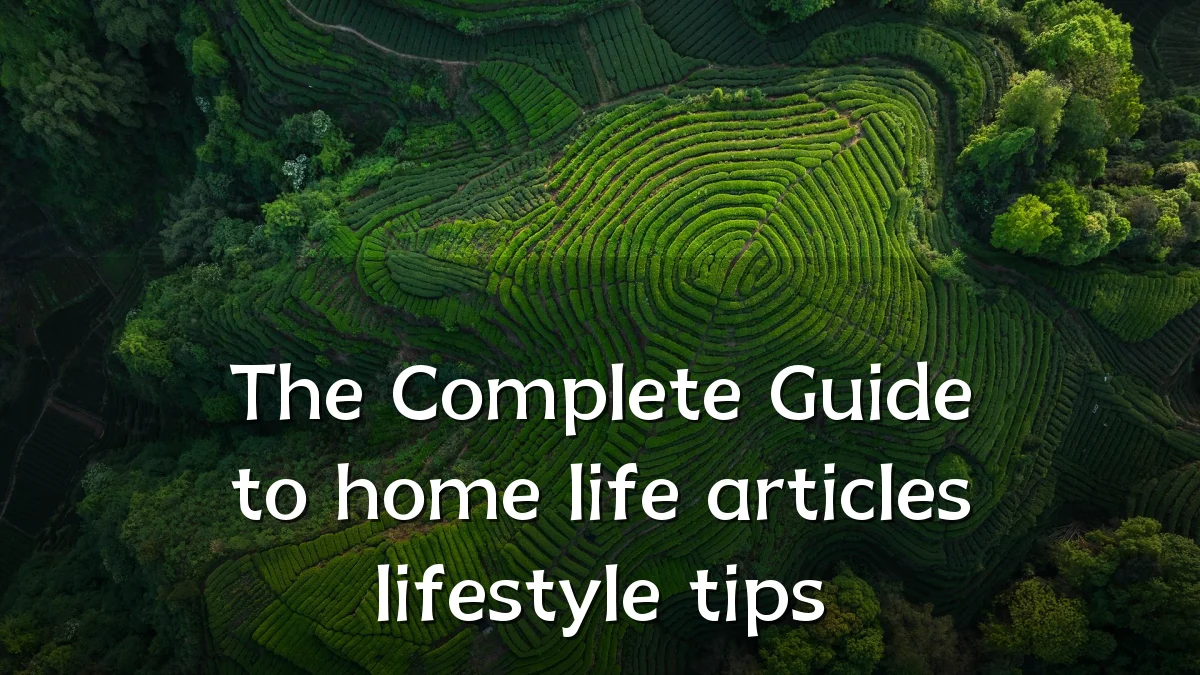 The Complete Guide to home life articles lifestyle tips