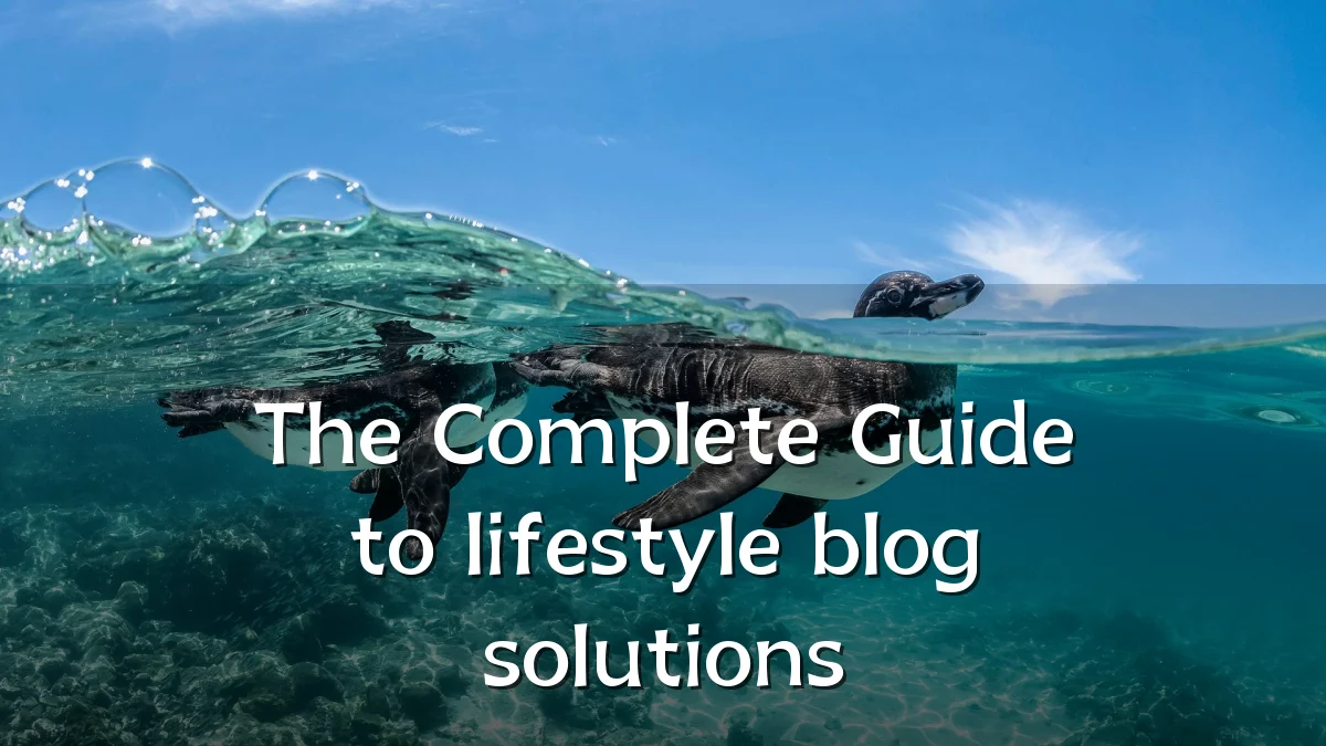 The Complete Guide to lifestyle blog solutions