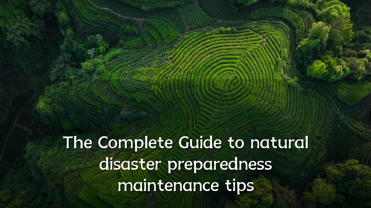 The Complete Guide to natural disaster preparedness maintenance tips