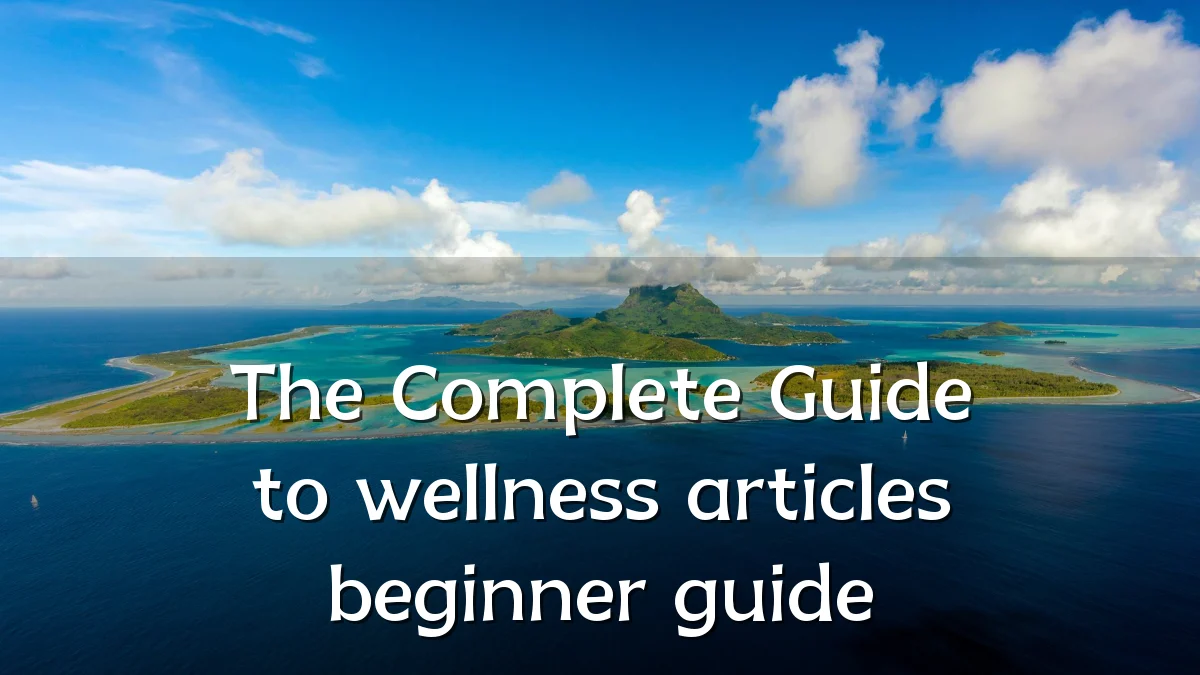 The Complete Guide to wellness articles beginner guide