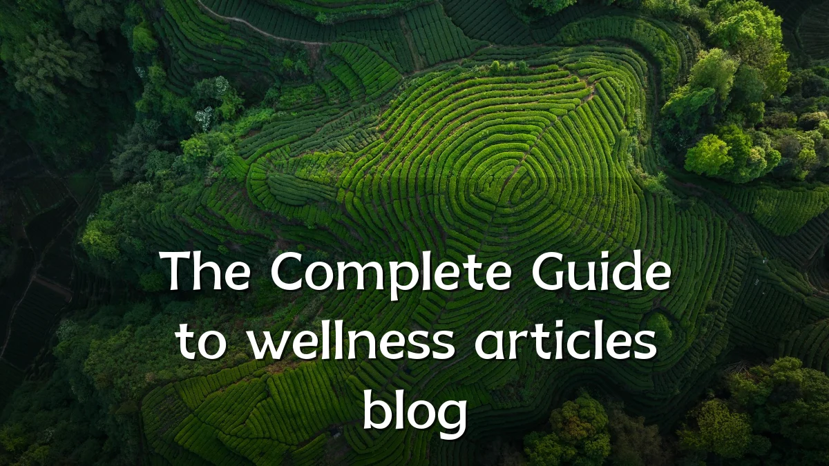 The Complete Guide to wellness articles blog