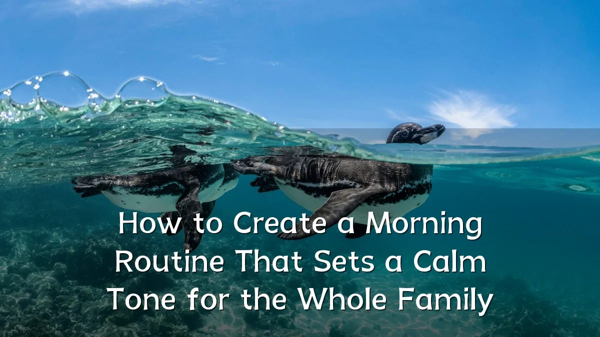 How to Create a Morning Routine That Sets a Calm Tone for the Whole Family