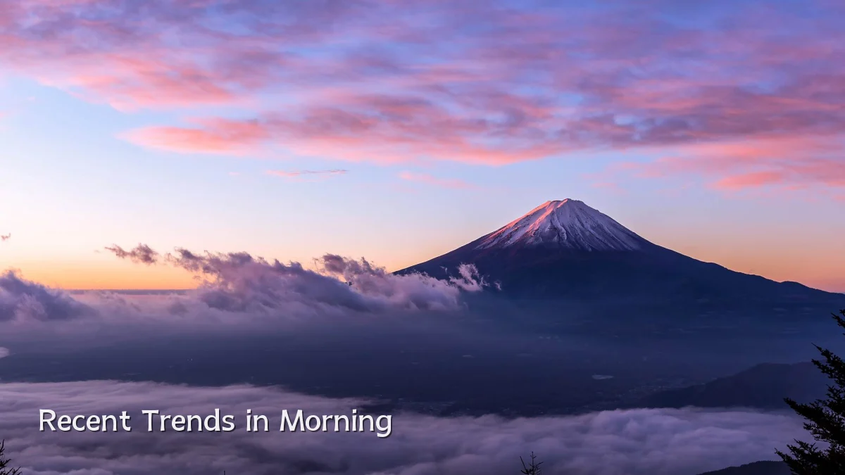 Recent Trends in Morning