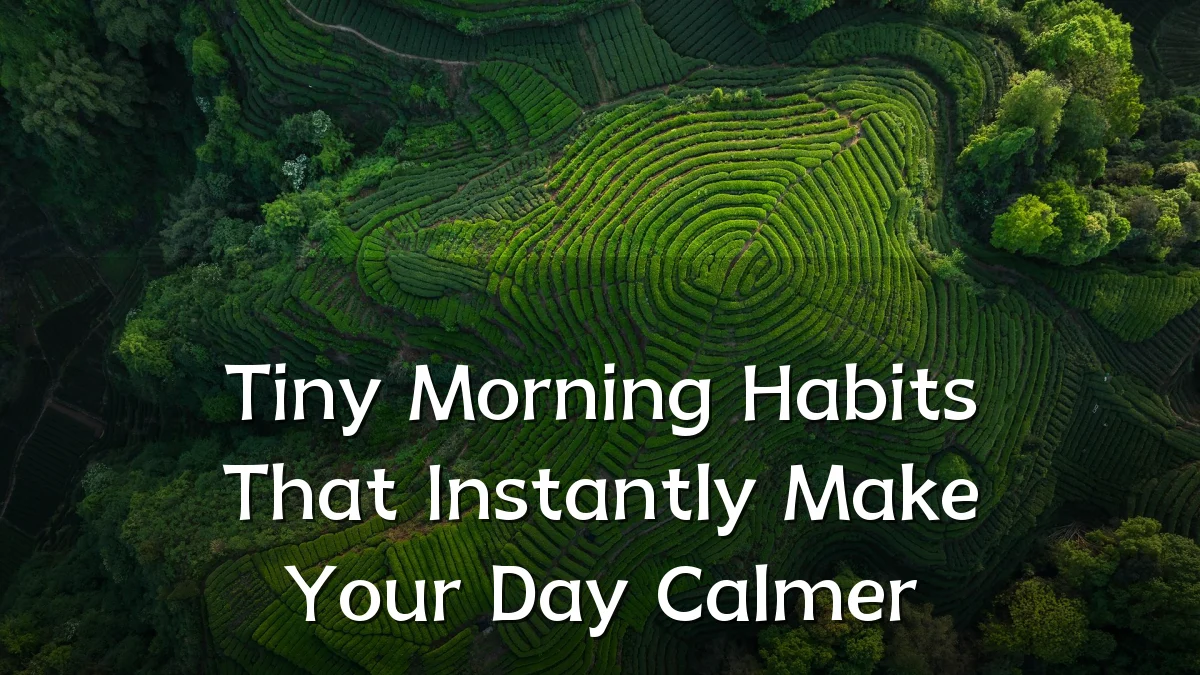 Tiny Morning Habits That Instantly Make Your Day Calmer