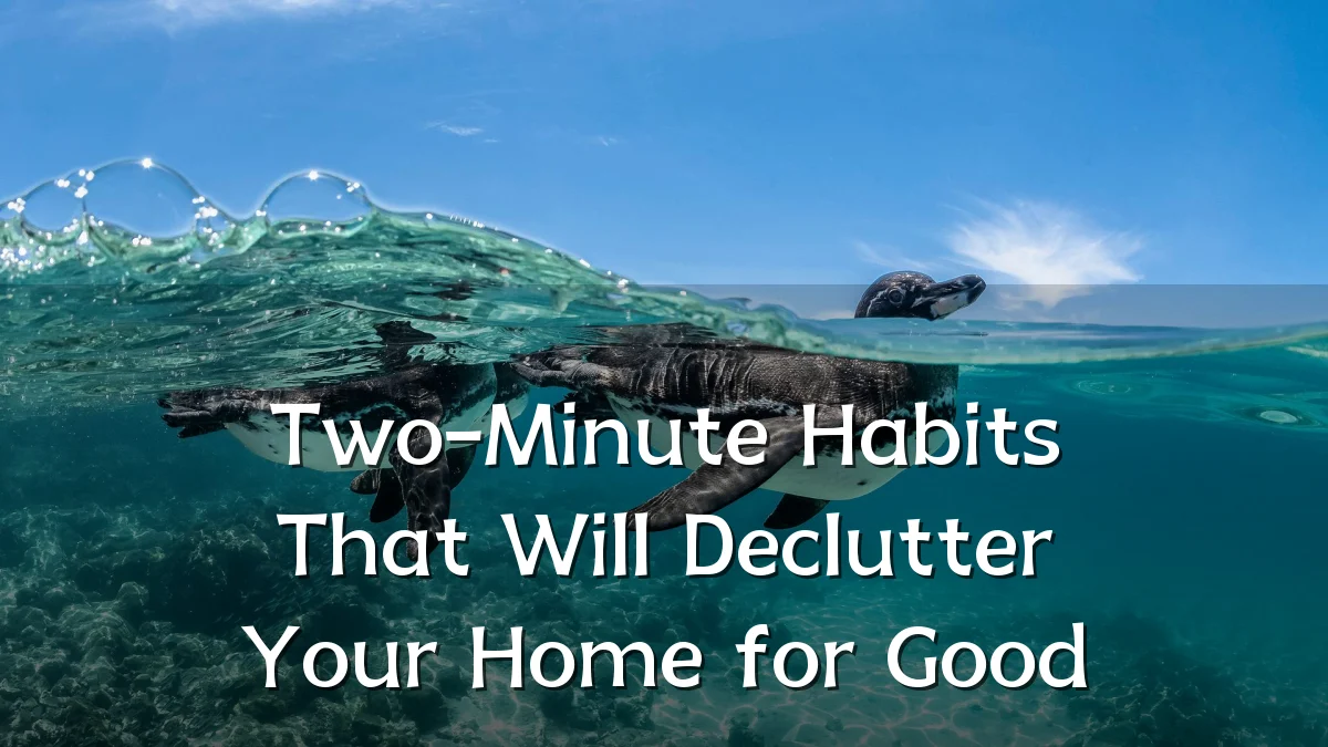Two-Minute Habits That Will Declutter Your Home for Good