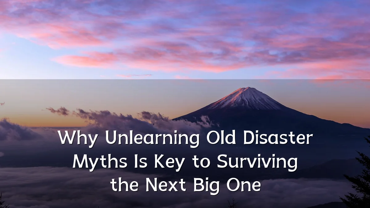Why Unlearning Old Disaster Myths Is Key to Surviving the Next Big One