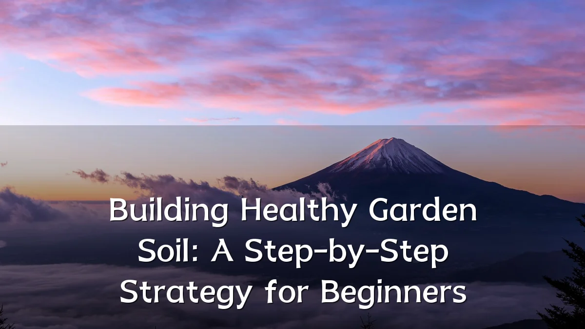 Building Healthy Garden Soil: A Step-by-Step Strategy for Beginners