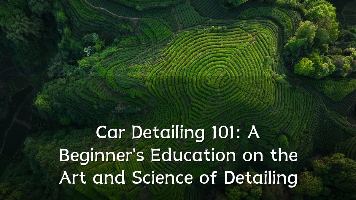 Car Detailing 101: A Beginner's Education on the Art and Science of Detailing