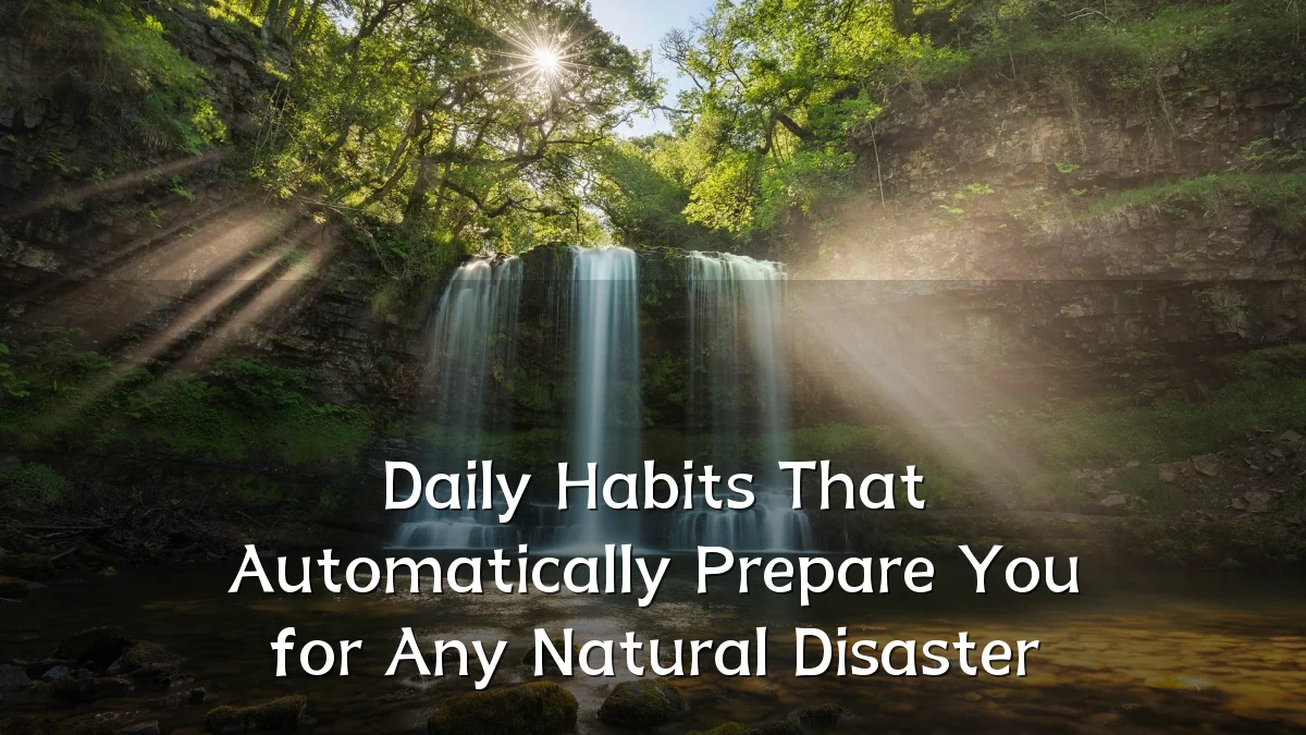 Daily Habits That Automatically Prepare You for Any Natural Disaster