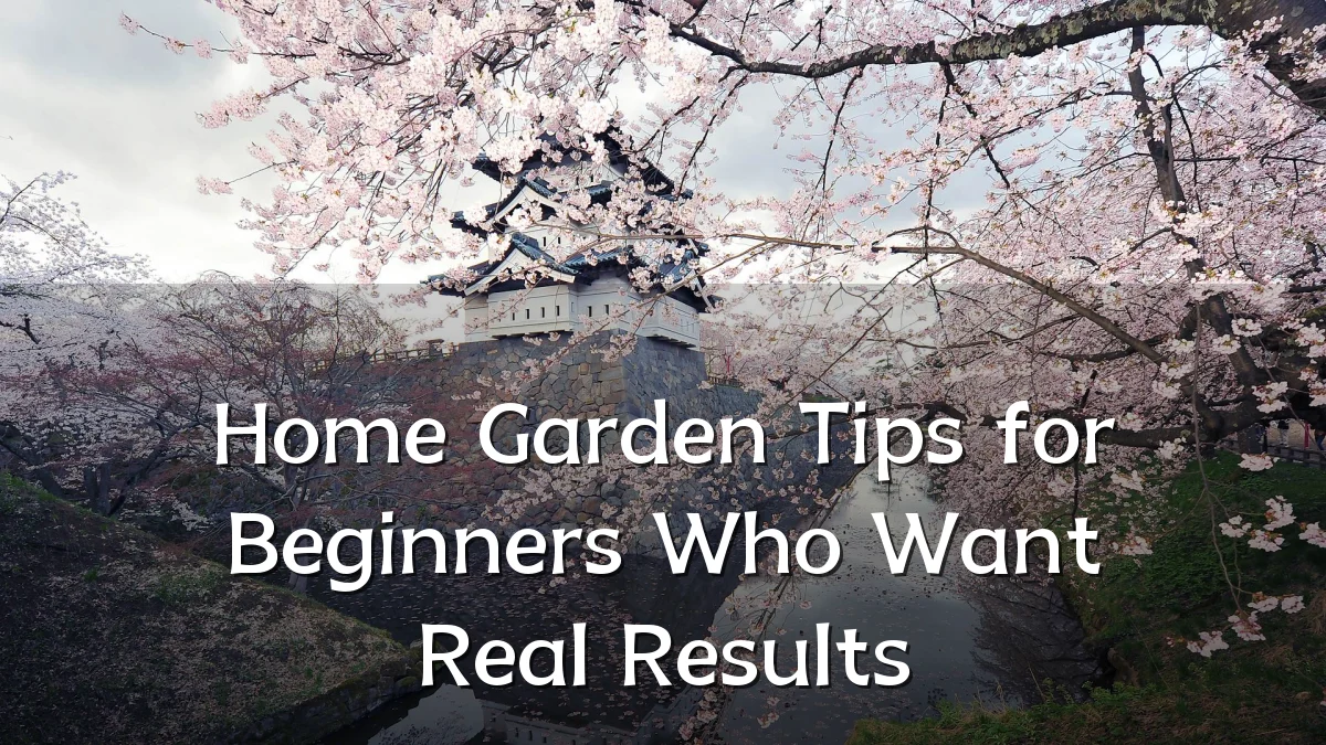 Home Garden Tips for Beginners Who Want Real Results