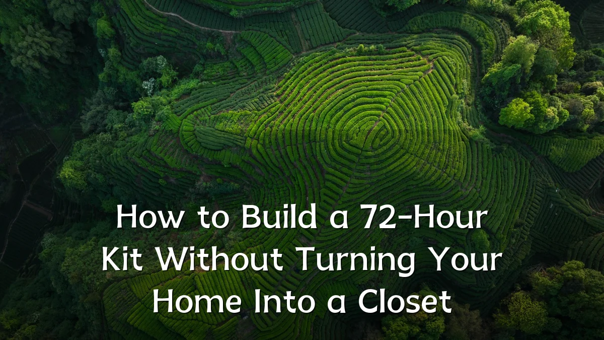 How to Build a 72-Hour Kit Without Turning Your Home Into a Closet