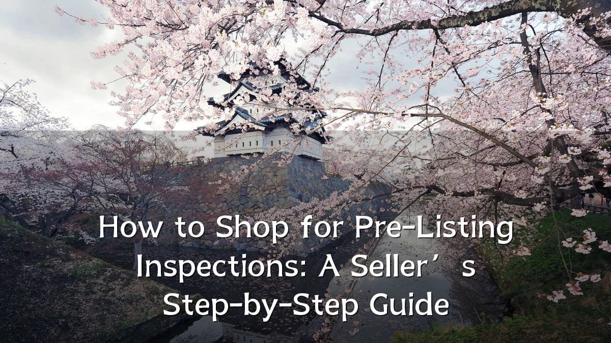 How to Shop for Pre-Listing Inspections: A Seller’s Step-by-Step Guide