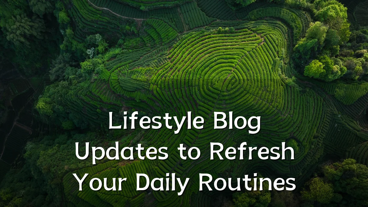 Lifestyle Blog Updates to Refresh Your Daily Routines