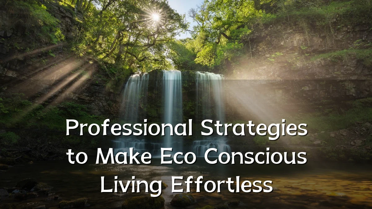Professional Strategies to Make Eco Conscious Living Effortless
