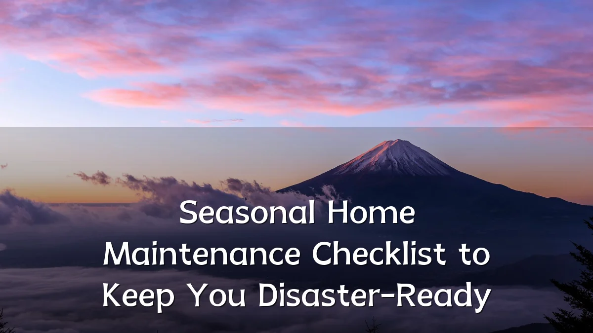 Seasonal Home Maintenance Checklist to Keep You Disaster-Ready