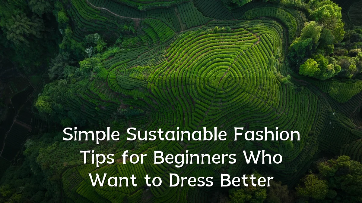 Simple Sustainable Fashion Tips for Beginners Who Want to Dress Better
