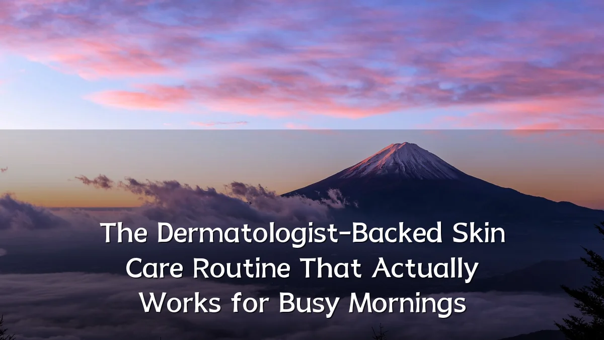 The Dermatologist-Backed Skin Care Routine That Actually Works for Busy Mornings