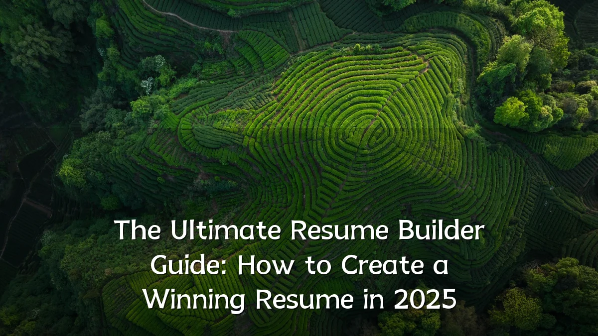 The Ultimate Resume Builder Guide: How to Create a Winning Resume in 2025