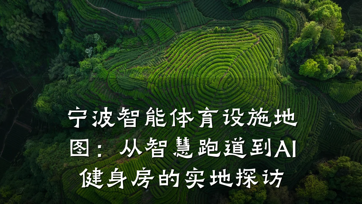 宁波智能体育设施地图:从智慧跑道到AI健身房的实地探访